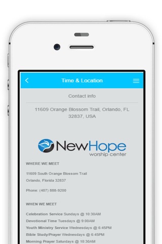 NEW HOPE WORSHIP CENTER screenshot 3