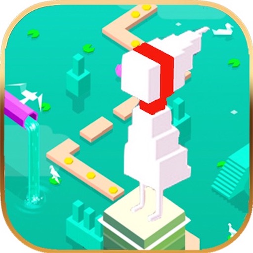 Endless Monument Lake Jump Craft iOS App