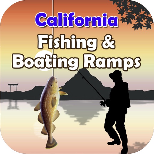 California - Fishing lakes & Boat Ramps icon