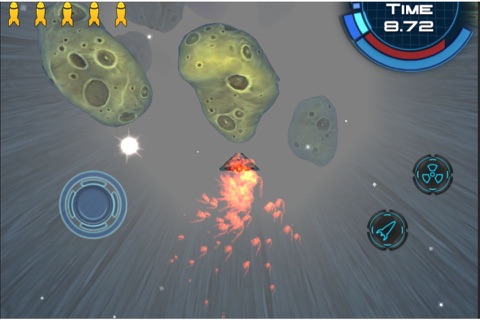 Space Adventure - Endless Sci-Fi 3D Cosmos Runner: Avoid Asteroids & Destroy Obstacles screenshot 2