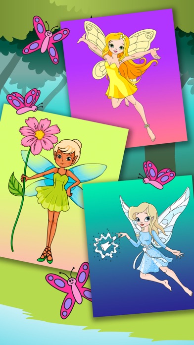How to cancel & delete Fairy Coloring Book – Color and Paint Drawings of Fairies Educational Game for Kids from iphone & ipad 2