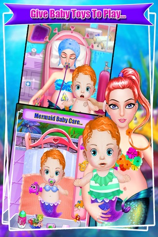 Mermaid Newborn Baby - Mommy Doctor Makeup and Spa screenshot 2