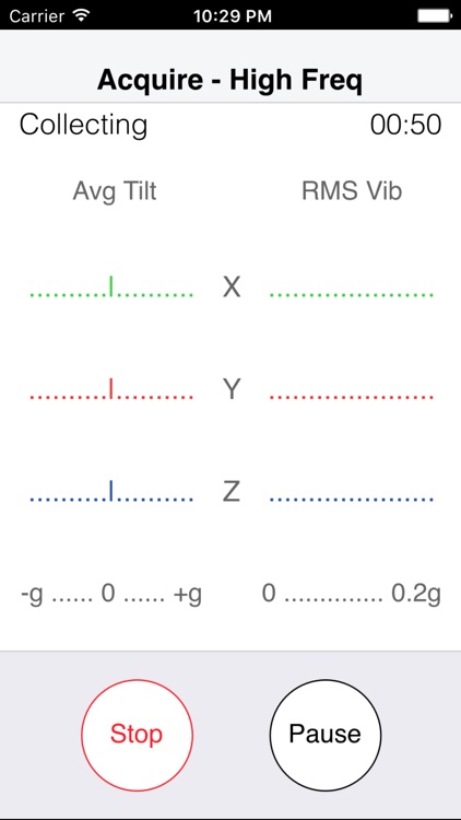 VibSensor - accelerometer recorder, vibration analysis, and data export screenshot-3