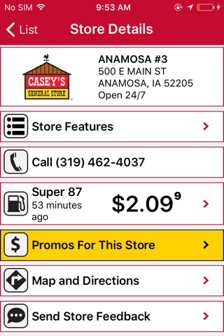 Casey’s General Stores screenshot 4