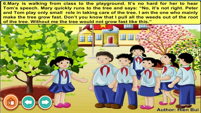 Three pupils planting a tree (story and game for kids)(圖1)-速報App