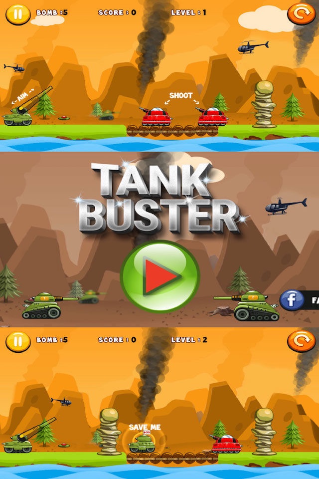 Tank Buster : Tank games, tank wars screenshot 2