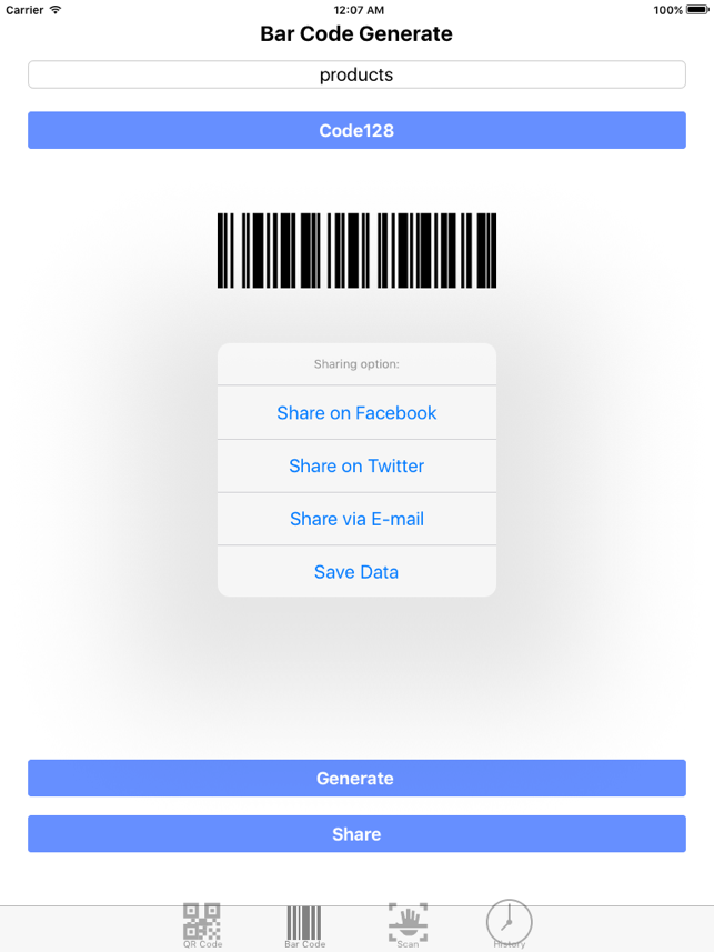 ‎Barcode Toolbox-Scan,Create All QR & Data Matrix Screenshot