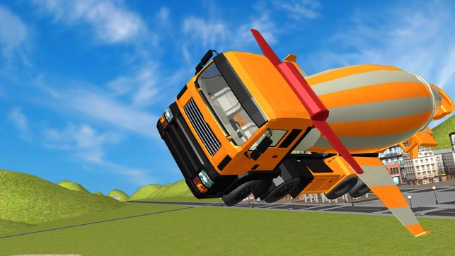 Flying Construction Truck Flying Simulator(圖3)-速報App