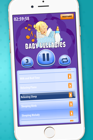 Baby Lullabies & Nursery Rhymes – Sweet Lullaby Music And White Noise Sounds For Bed.time screenshot 3