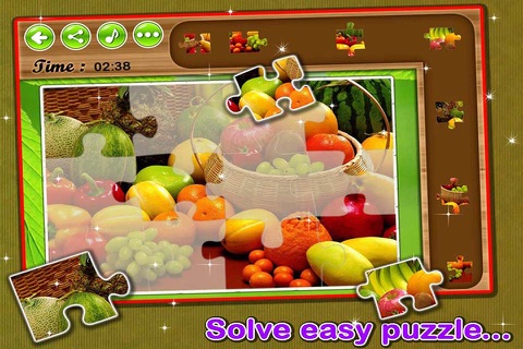 Fruits Jigsaw Puzzle - Kids Puzzle Fun screenshot 3