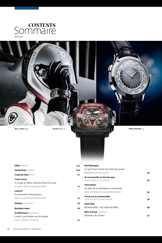 GMT, Great Magazine of Timepieces(French-English) screenshot 4