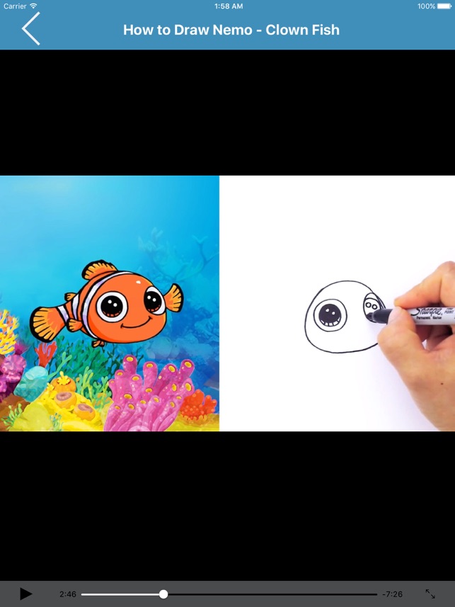 How to Draw Characters - Dory Version for iPad(圖3)-速報App