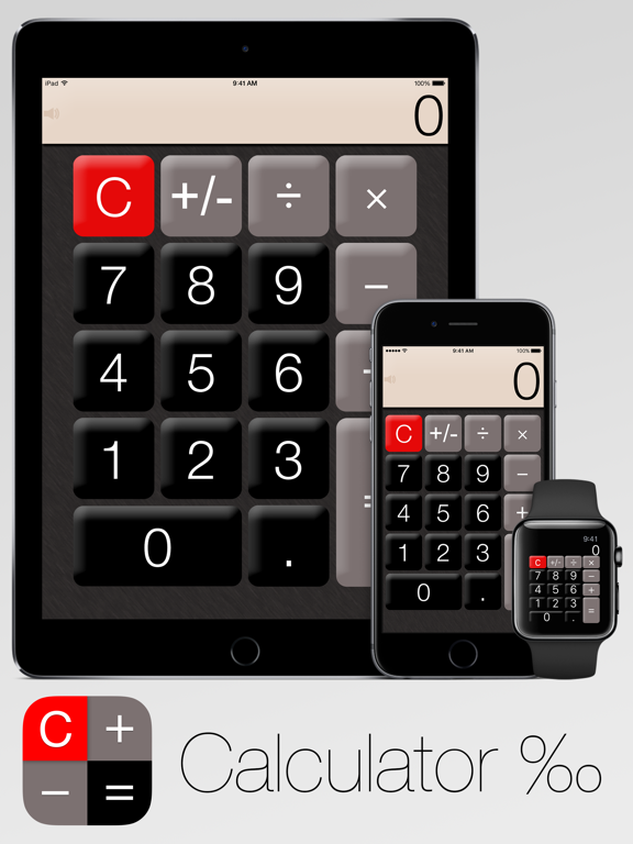Screenshots of Calculator‰ for iPad