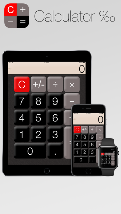 Screenshots of Calculator‰ for iPhone