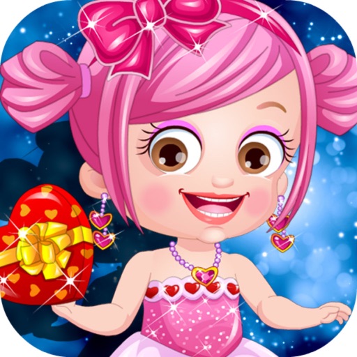 Baby Valentine Dress Up - Beautiful Girl Makeup, Sugar Happy Day Icon