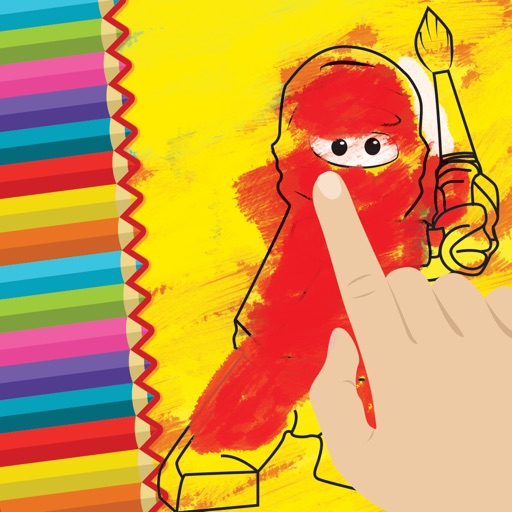 Paint And Coloring Page Game Ninjago Edition For Kids icon