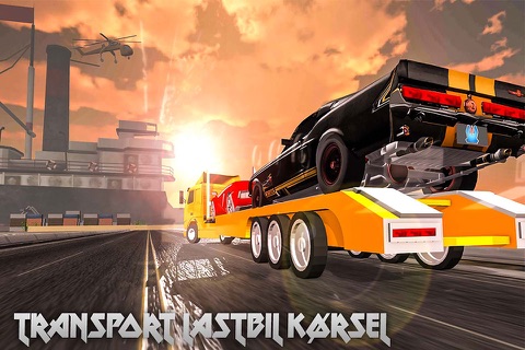 Ship Yard Car Transporter Truck : Extreme Car Parking Driving Test with Truck Simulator 2016 screenshot 3