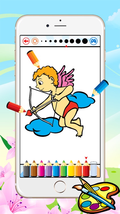 Valentine Day Coloring Book - All In 1 Drawing, Paint And Color Games HD For Good Kid