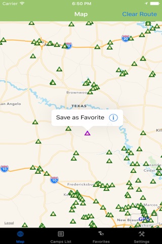 Texas – Camping & RV spots screenshot 3