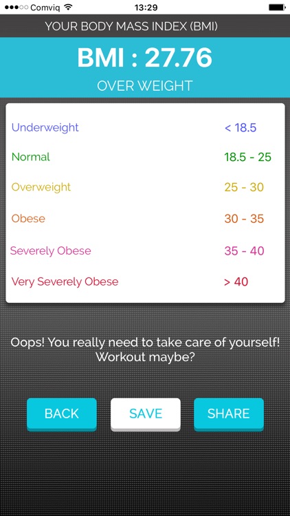 BMI body mass calculator screenshot-3
