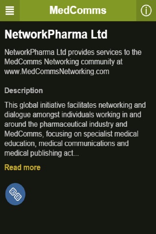MedComms screenshot 2