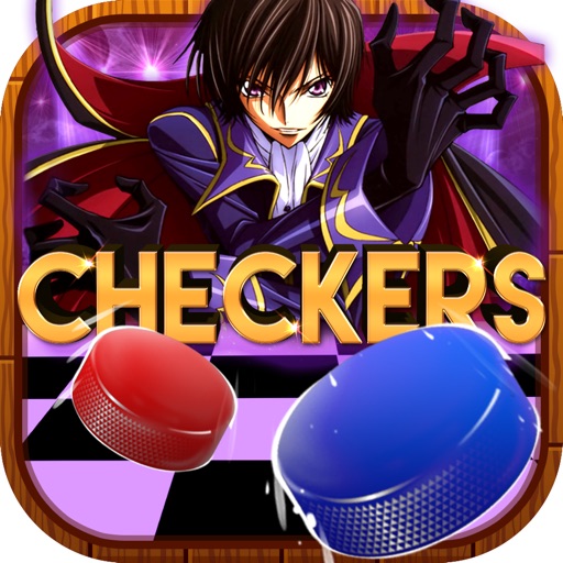 Checkers Boards Manga & Anime Pro - “ Code Geass Games with Friends Edition ”