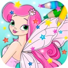 Fairy Coloring Book – Color and Paint Drawings of Fairies Educational Game for Kids