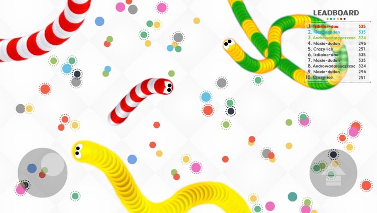 Rolling Snake.io - Worm IO Multiplayer Online Slither War Game - Free Agar Skins Version screenshot-3
