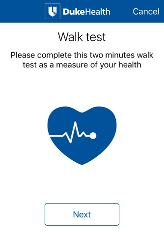 6th Vital Sign - A mobile study of walking speed as a measure of health screenshot 3