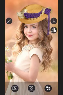 Game screenshot Girl Hat Photo editor - Photo Booth mod apk