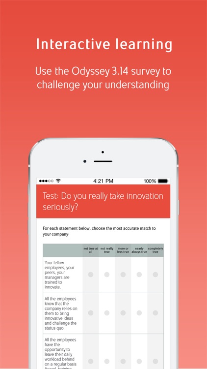 Odyssey 3.14 - Reinvent your business model