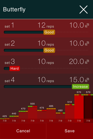 Gymap - free visual workout log & interval timer screenshot 2