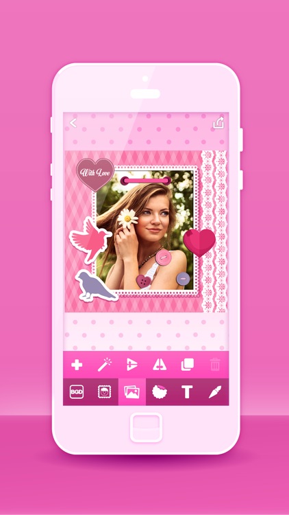 Cute Photo Editor – Make Pretty Girly Pic.s With Love.ly Stickers & Frames