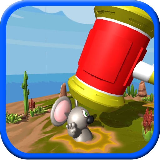 Punch Mouse Hole: Hit rat with hammer Icon