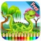 Dinosaur Coloring Book HD 2 -  Drawing and Painting Colorful for kids games free