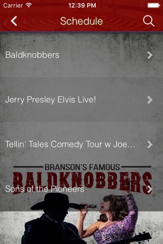 Branson's Famous Baldknobbers screenshot 2