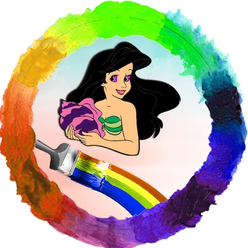 Color For Kids Episode Mermaids Edition Icon