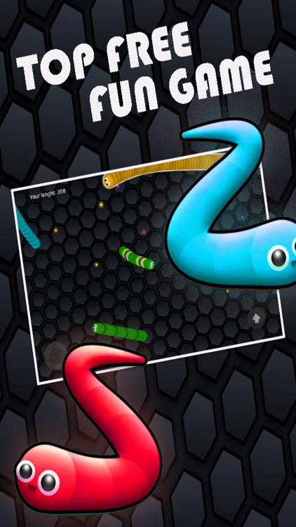 Rolling Snake Hungry Eat Color Dot :Worm Edition Free Game