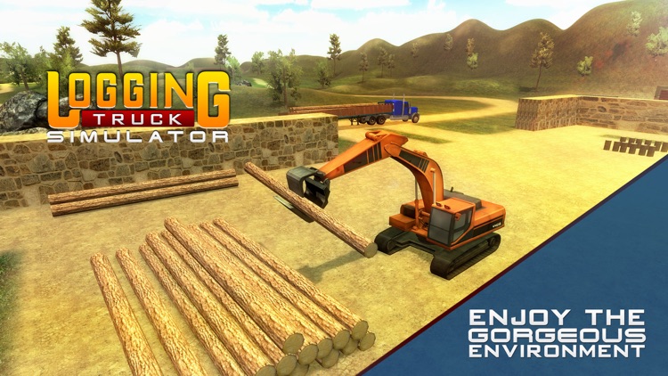 Logging Truck Simulator 3D – A PRO 18 Wheeler Transporter Truck Driver Simulation