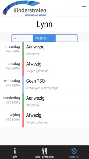 De overblijf Aan- en Afmelden(圖3)-速報App