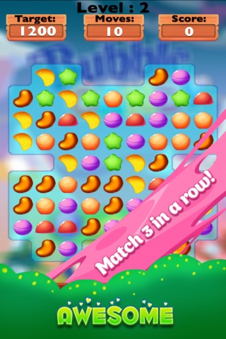 Bubble Candy Smash Mania Hd-Addictive Match 3 Smashing Game screenshot 3