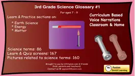 Game screenshot 3rd Grade Science Glossary #1: Learn and Practice Worksheets for home use and in school classrooms mod apk