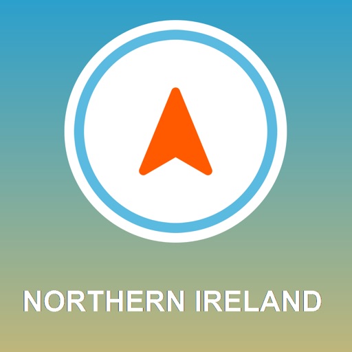 Northern Ireland, UK GPS - Offline Car Navigation icon