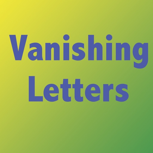 Vanishing Letters iOS App