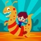 Dinosaur card mix and matching photo game is a nice, simple, fun, and colorful game for toddlers and kids