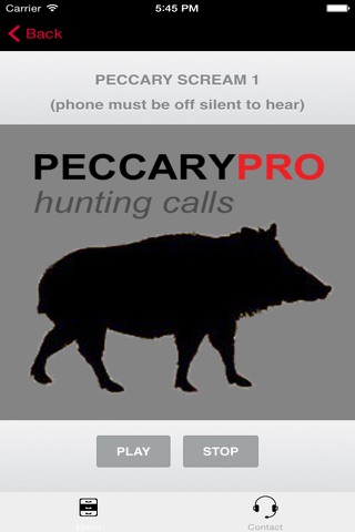 REAL Peccary Calls and Peccary Sounds for Hunting Call screenshot 2