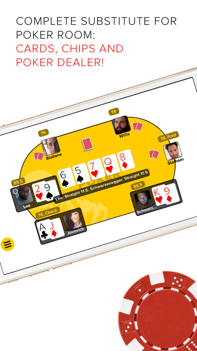 Anyplace Poker Offline. Texas Holdem with friends. screenshot 3