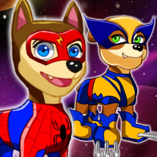 Create Your Own Super-Hero Rescue Team - Free Dress-Up Comics For X-Men VS Paw-Patrol Edition Icon