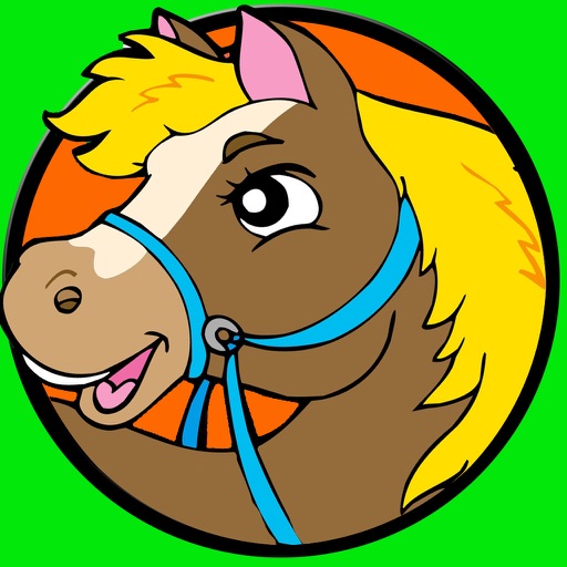 amazing horses for kids - no ads icon