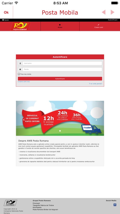 Posta Romana Mobil screenshot-3